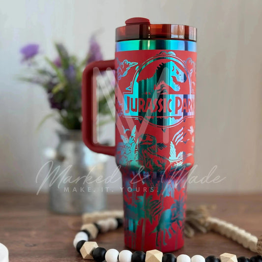 Jurassic Park Engraved Tumbler  | 20oz