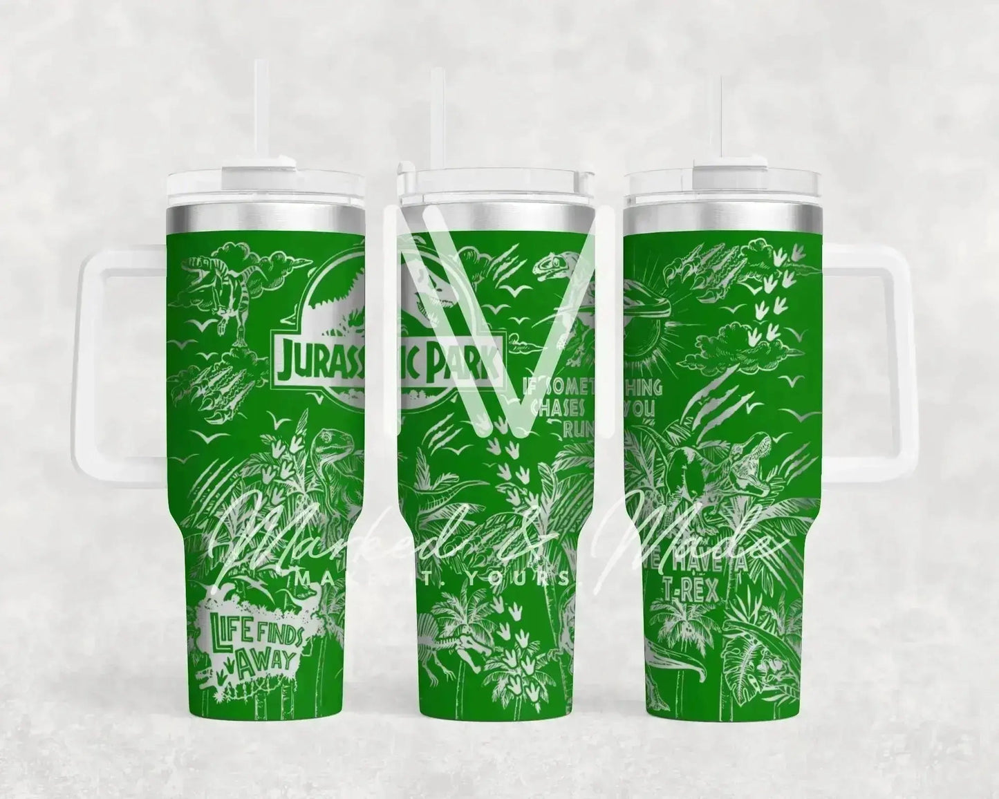 Jurassic Park Engraved Tumbler  | 20oz