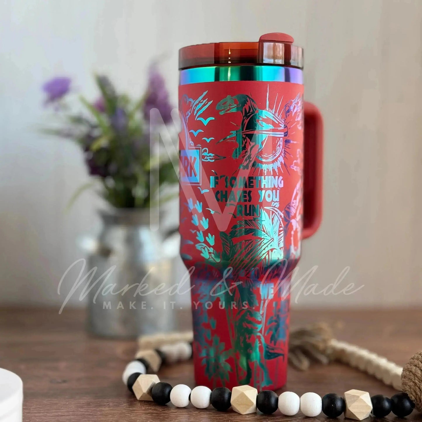 Jurassic Park Engraved Tumbler  | 20oz