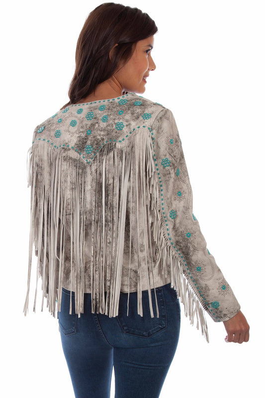 Fringe/beaded Jacket - L1058