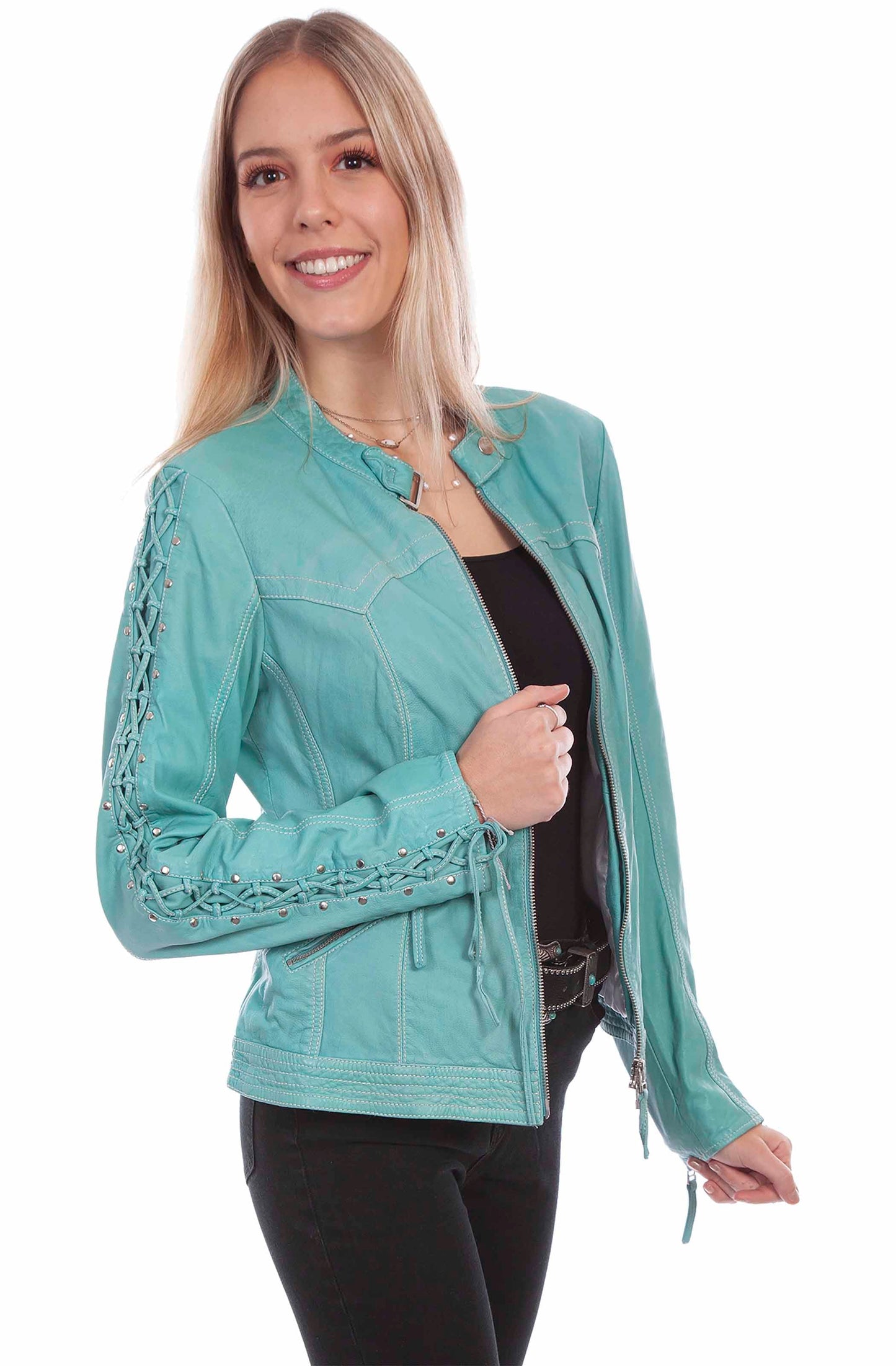 Laced Sleeve Jacket - L1070