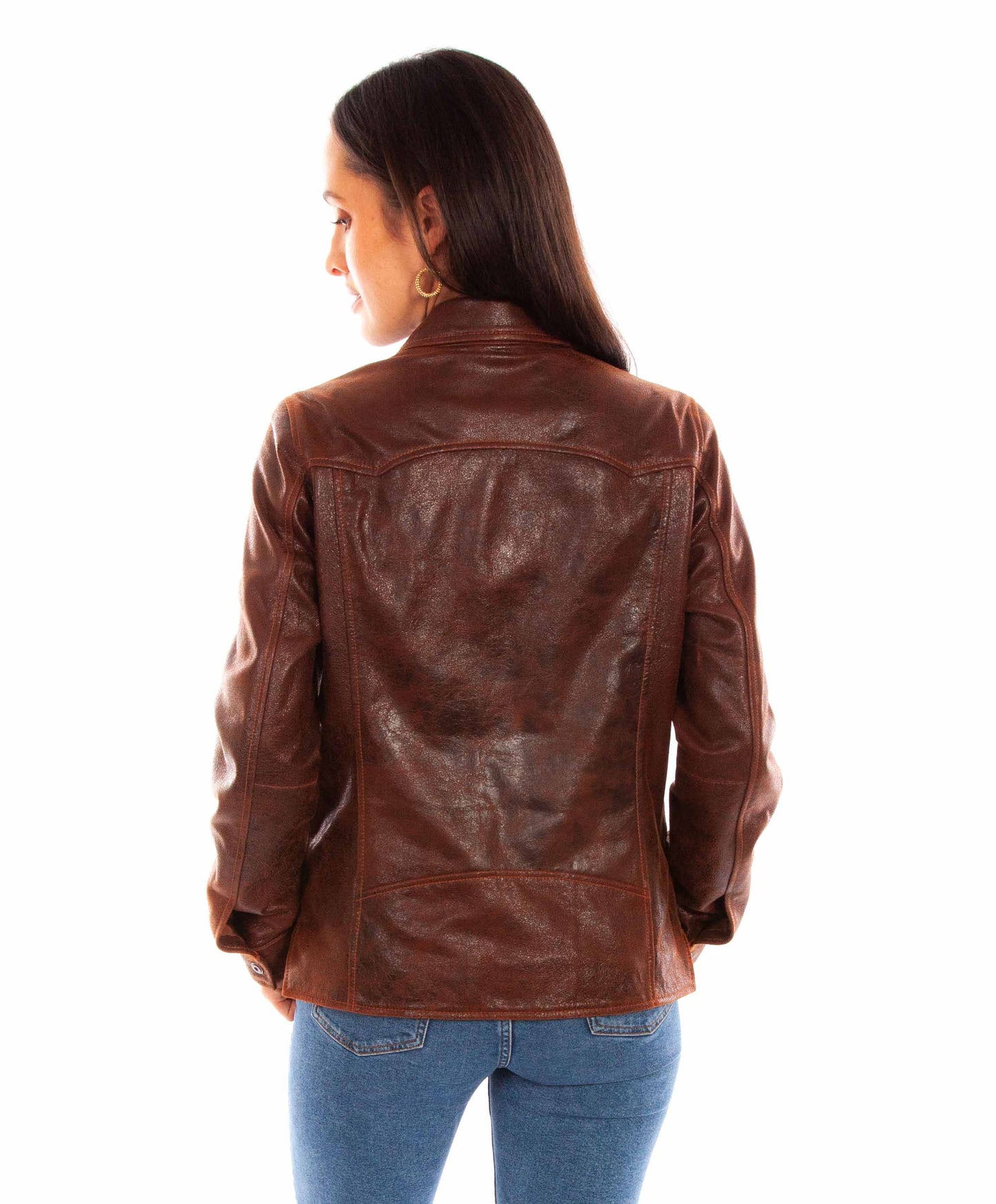 Ladies Zip/snap Front Jacket - L1104