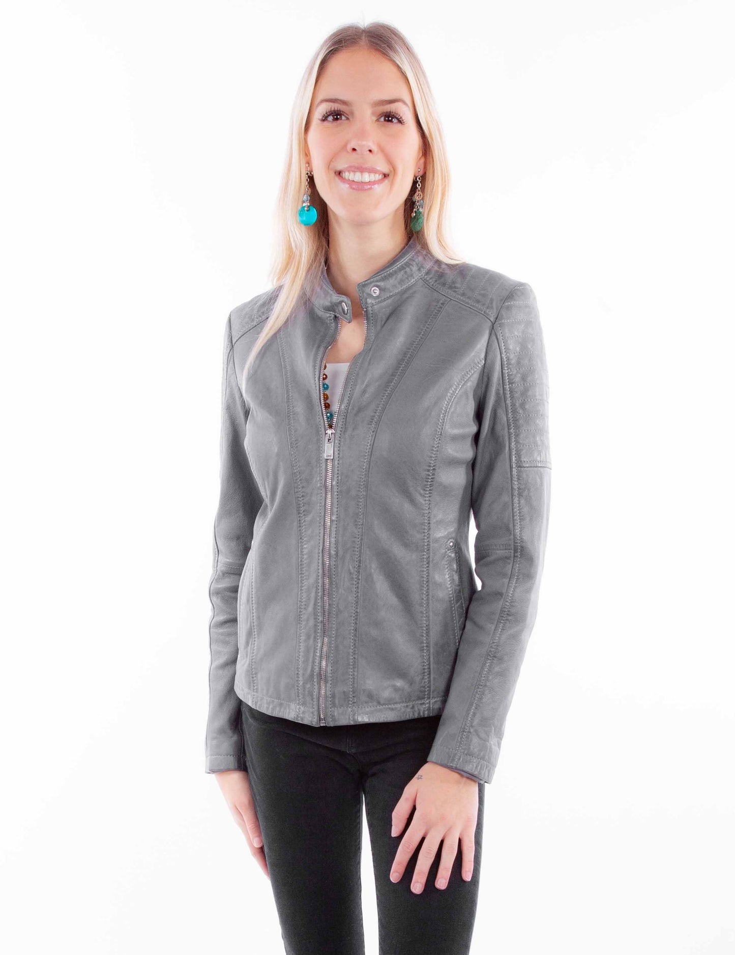 Ladies Zip Front Jacket - L1109