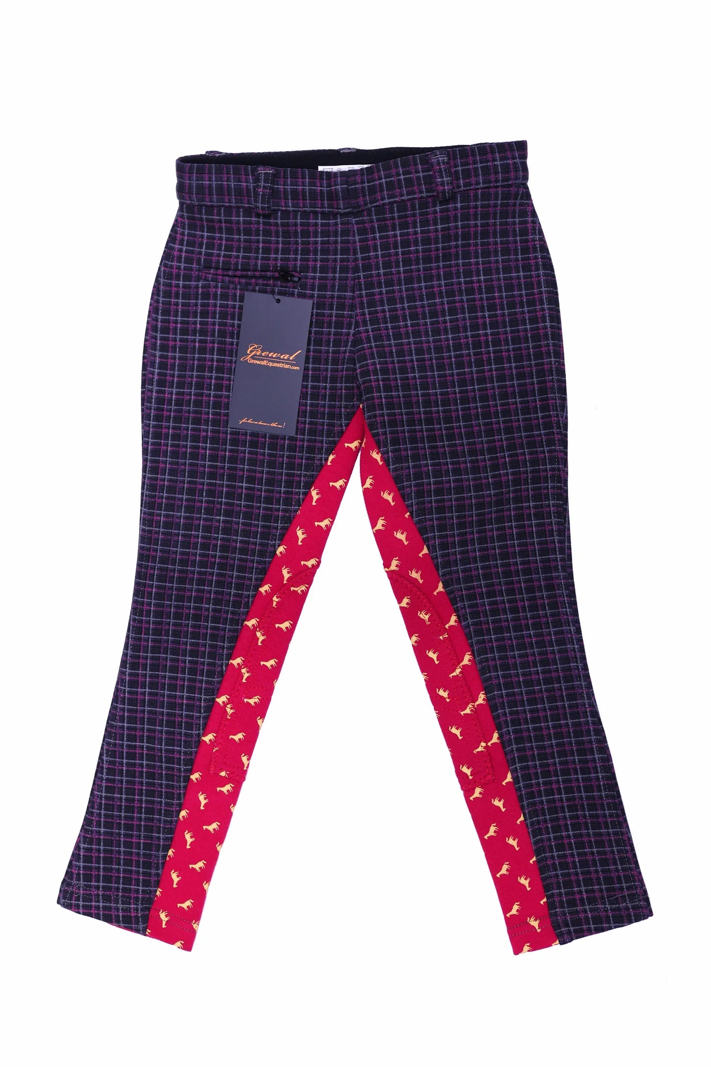 Kid's Simi Mixed Print Pull-On Breeches