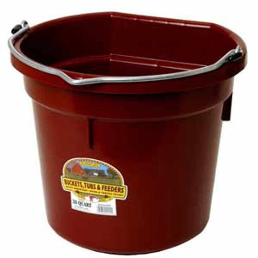 20 QT. FLAT BACK - BURGUNDY 6/C
