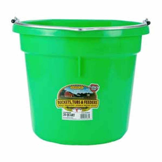 20 QT. FLAT BACK- LIME GREEN 6/CS