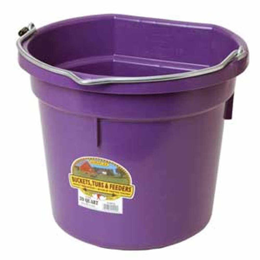 20 QT. FLAT BACK - PURPLE 12/CS.