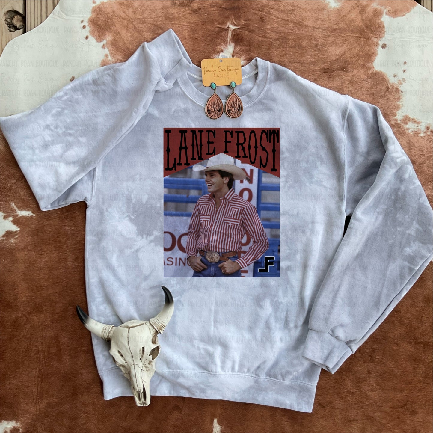 Lane Frost Graphic Sweatshirt - Western Rodeo Style
