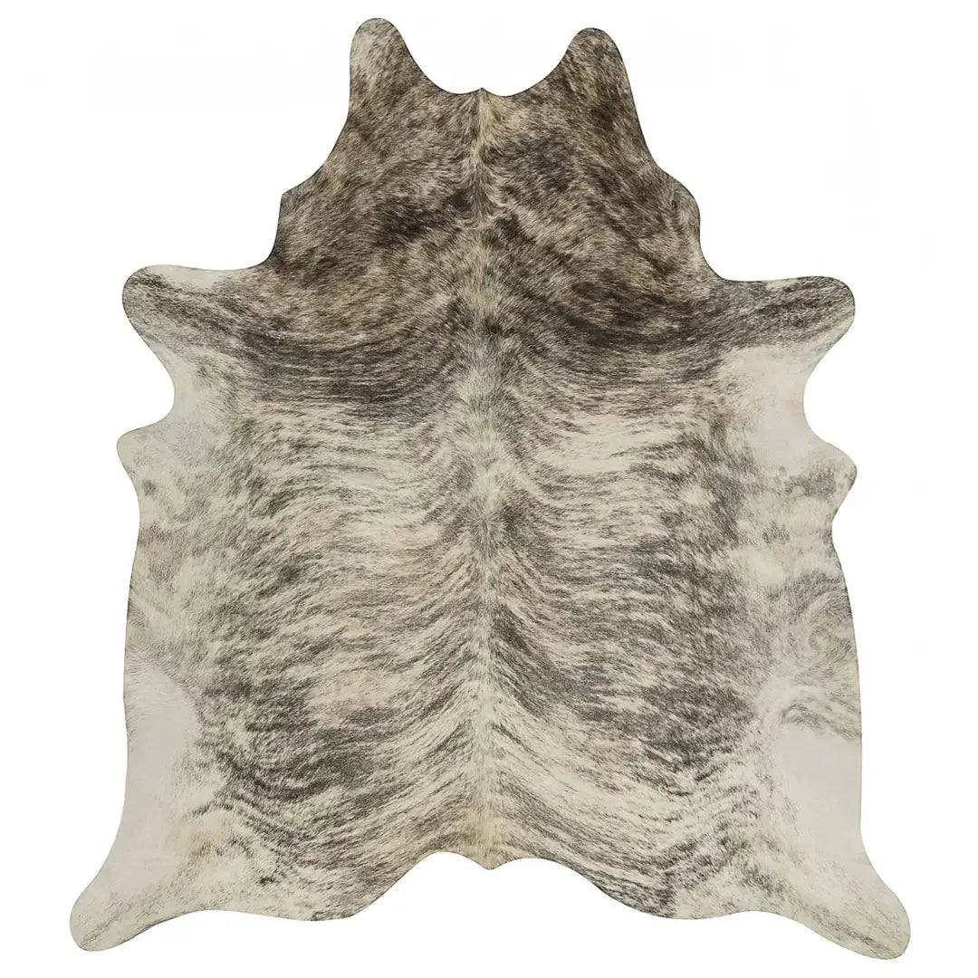 Light Brindle Brazilian Cowhide Rug: XL
