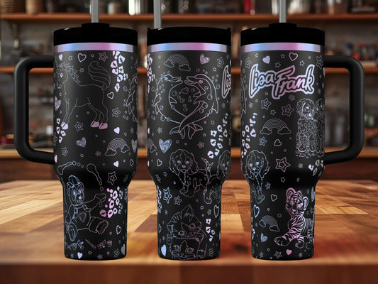Lisa Frank Engraved Tumbler  | 20oz