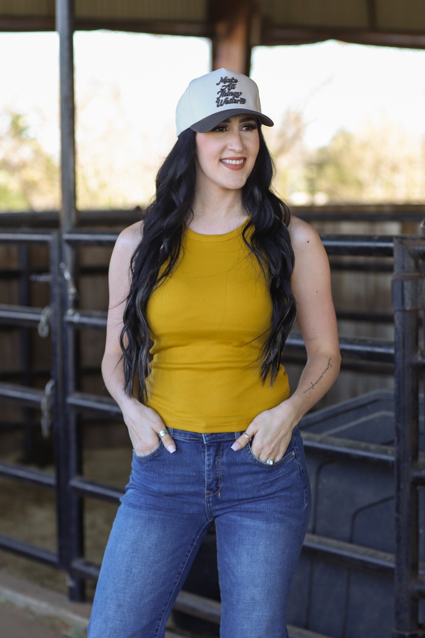 RIBBED ALL-IN-ONE TANK | MIMOSA