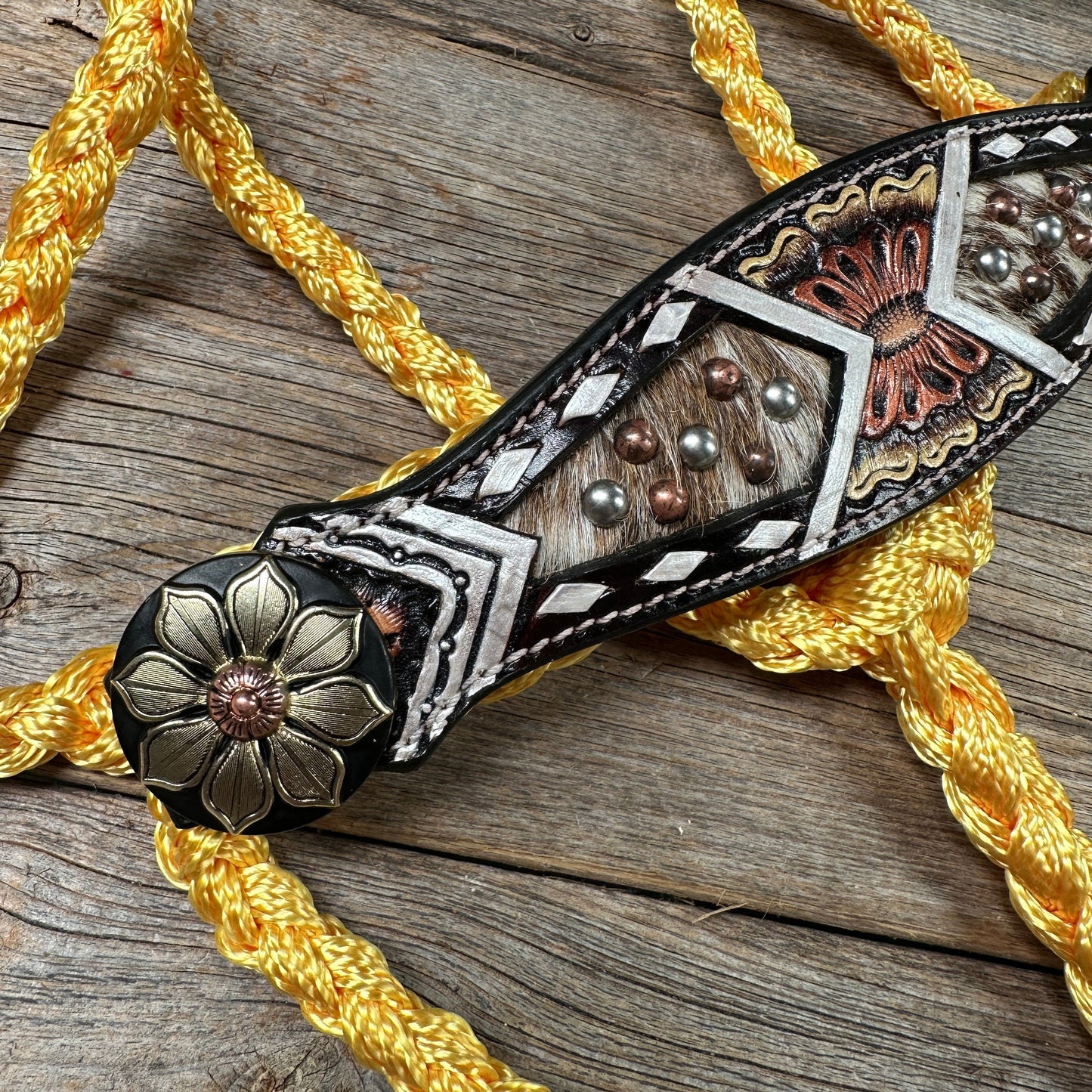Gold Mule Tape Halter - Sunflower #MT216