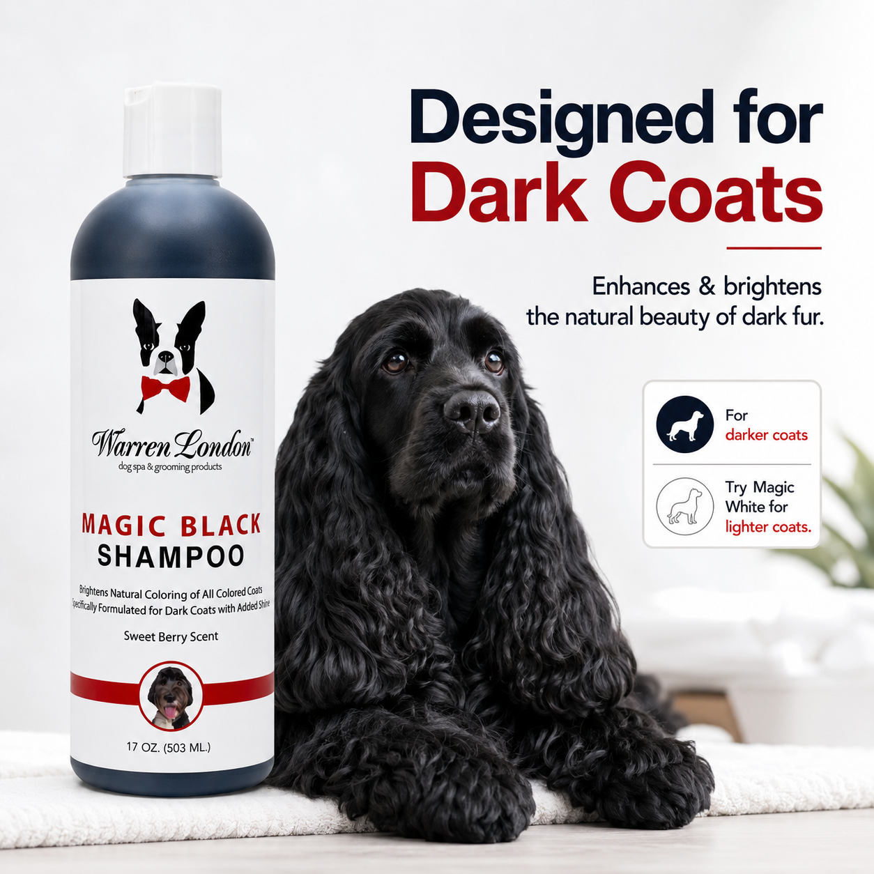 Magic Black Brightening Dog Shampoo