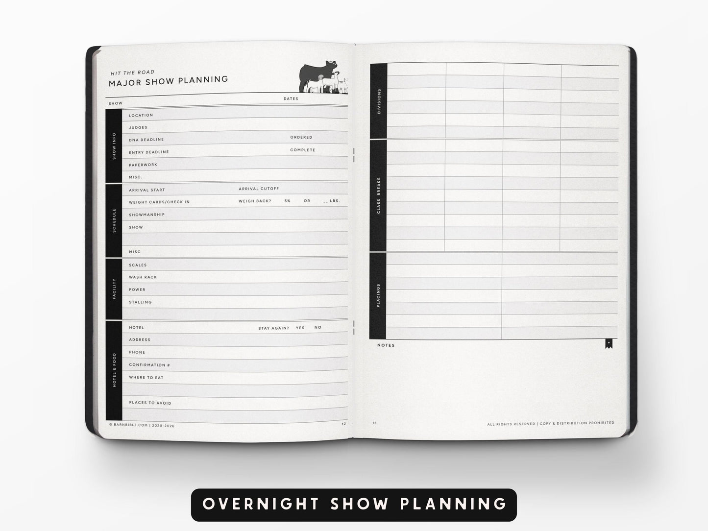 Mini Barn Bible™ Show Planner Edition