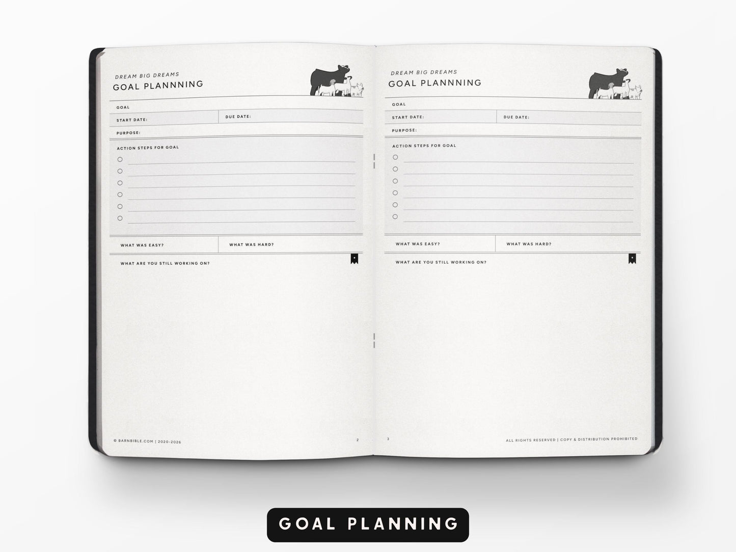 Mini Barn Bible™ Show Planner Edition