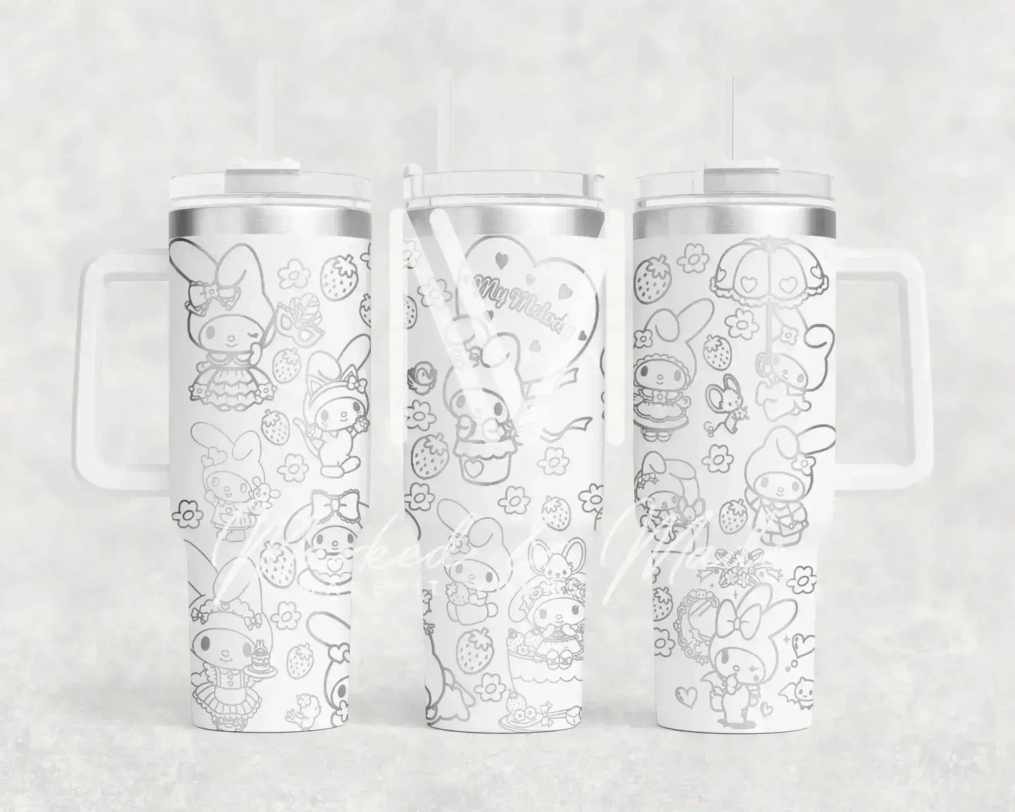 My Melody Engraved Tumbler  | 40oz