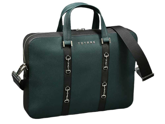 Totare Viterbo Leather Bag with Snaffle Bits