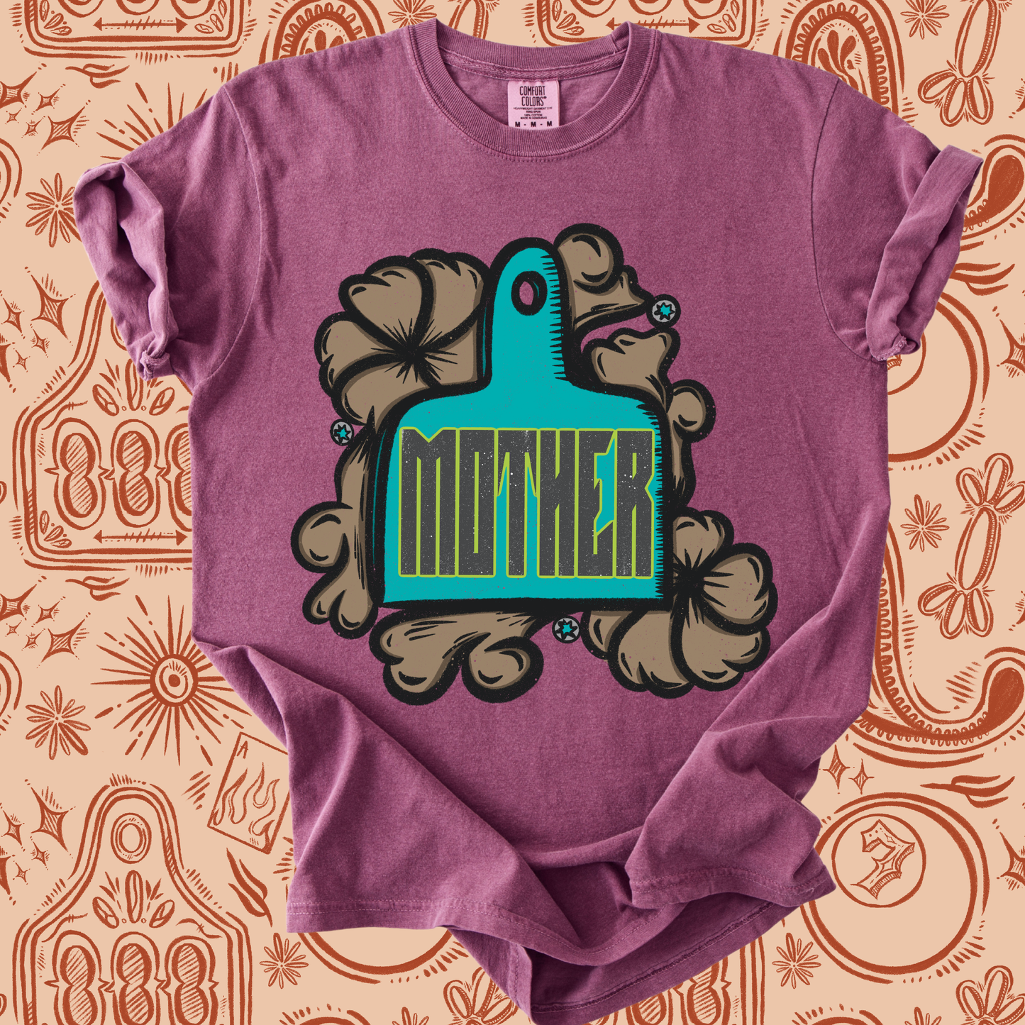 Mother cattle tag tee