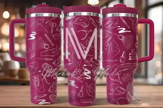 Nail Tech Engraved Tumbler  | 40oz