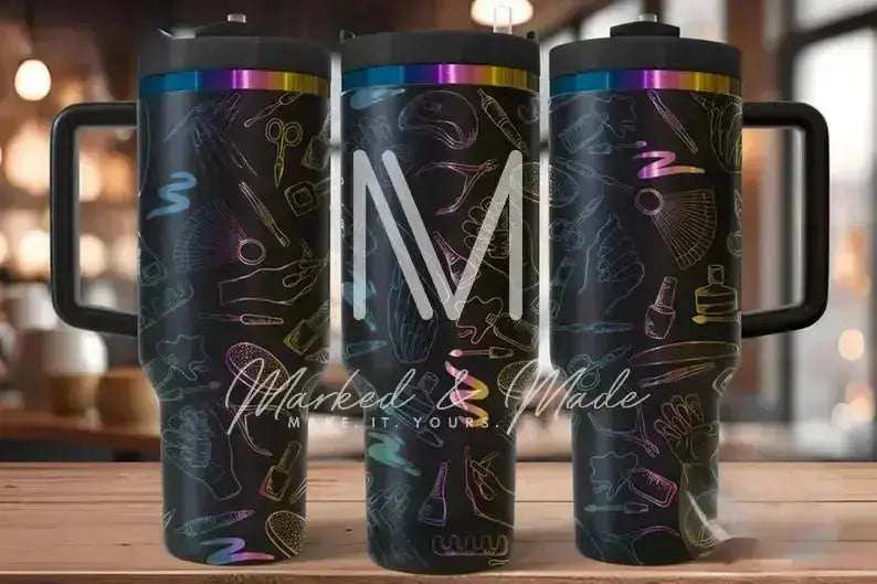 Nail Tech Engraved Tumbler  | 40oz