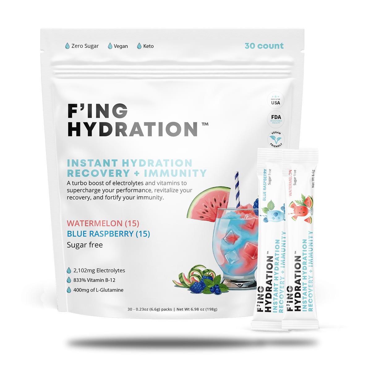 F'ing Hydration Packets - Quench Your Thirst for Greatness