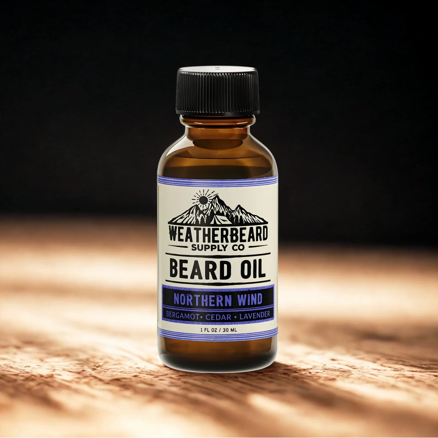 Northern Wind Beard Oil - Bergamot, Cedar, Lavender