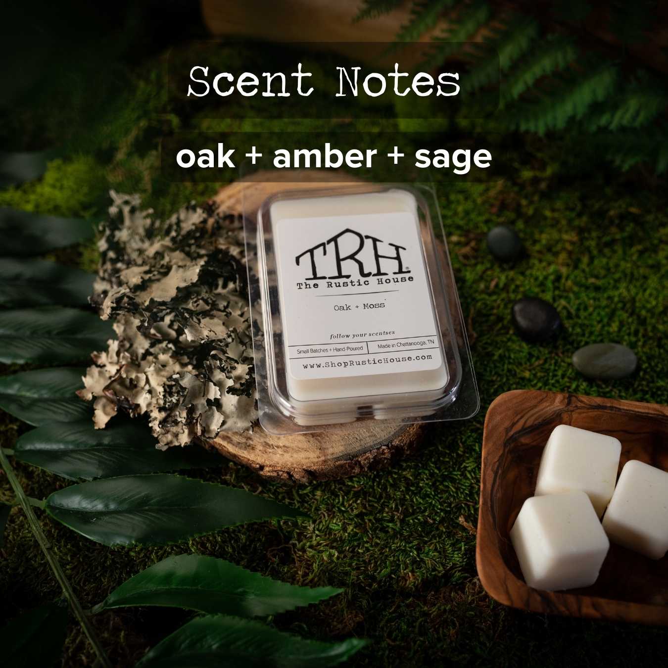 Oak + Moss Wax Melt