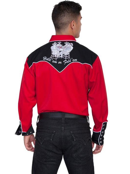Four Ace Embroidery Shirt - P-686