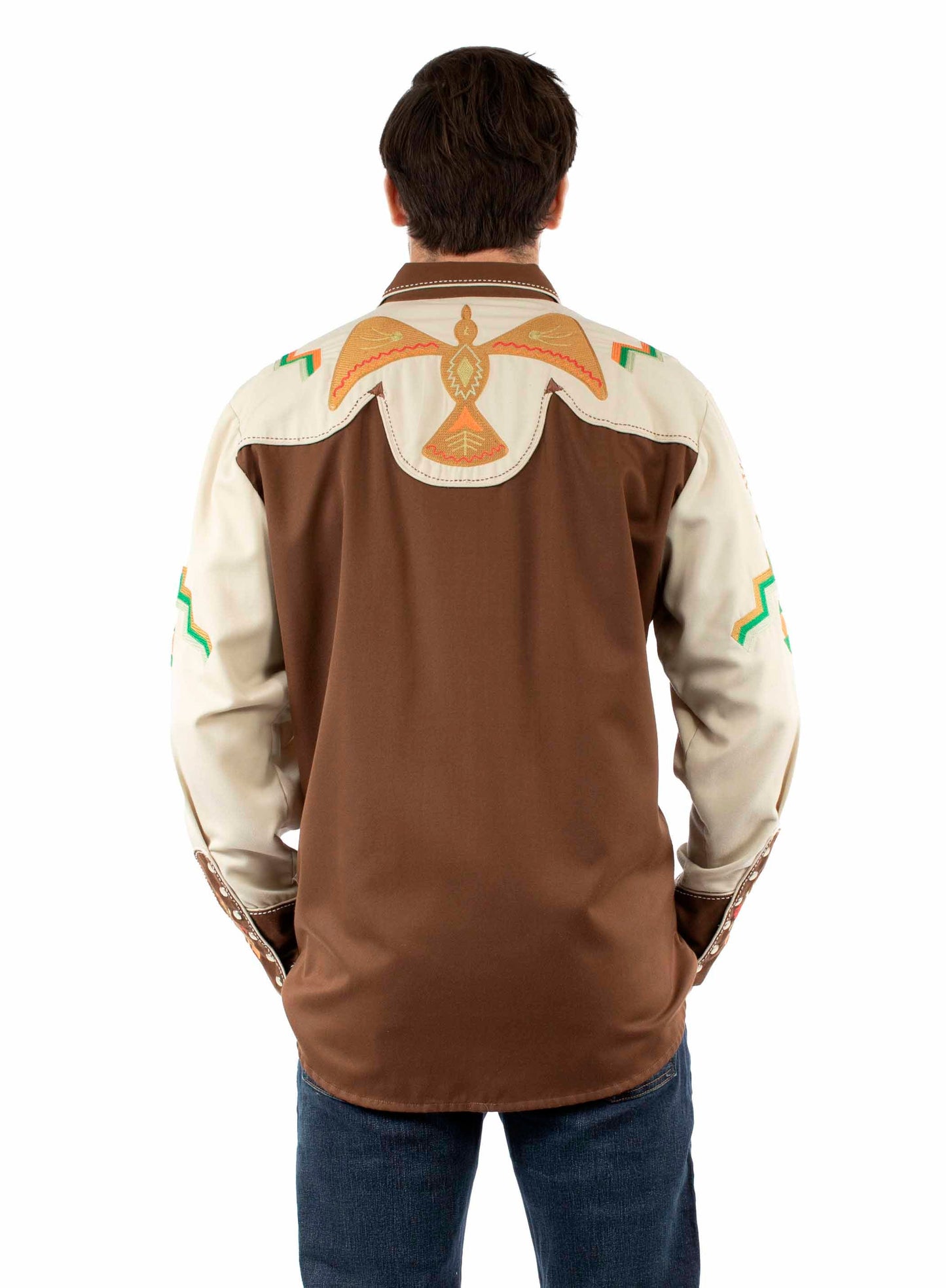 Phoenix Embroidery Shirt - P-734