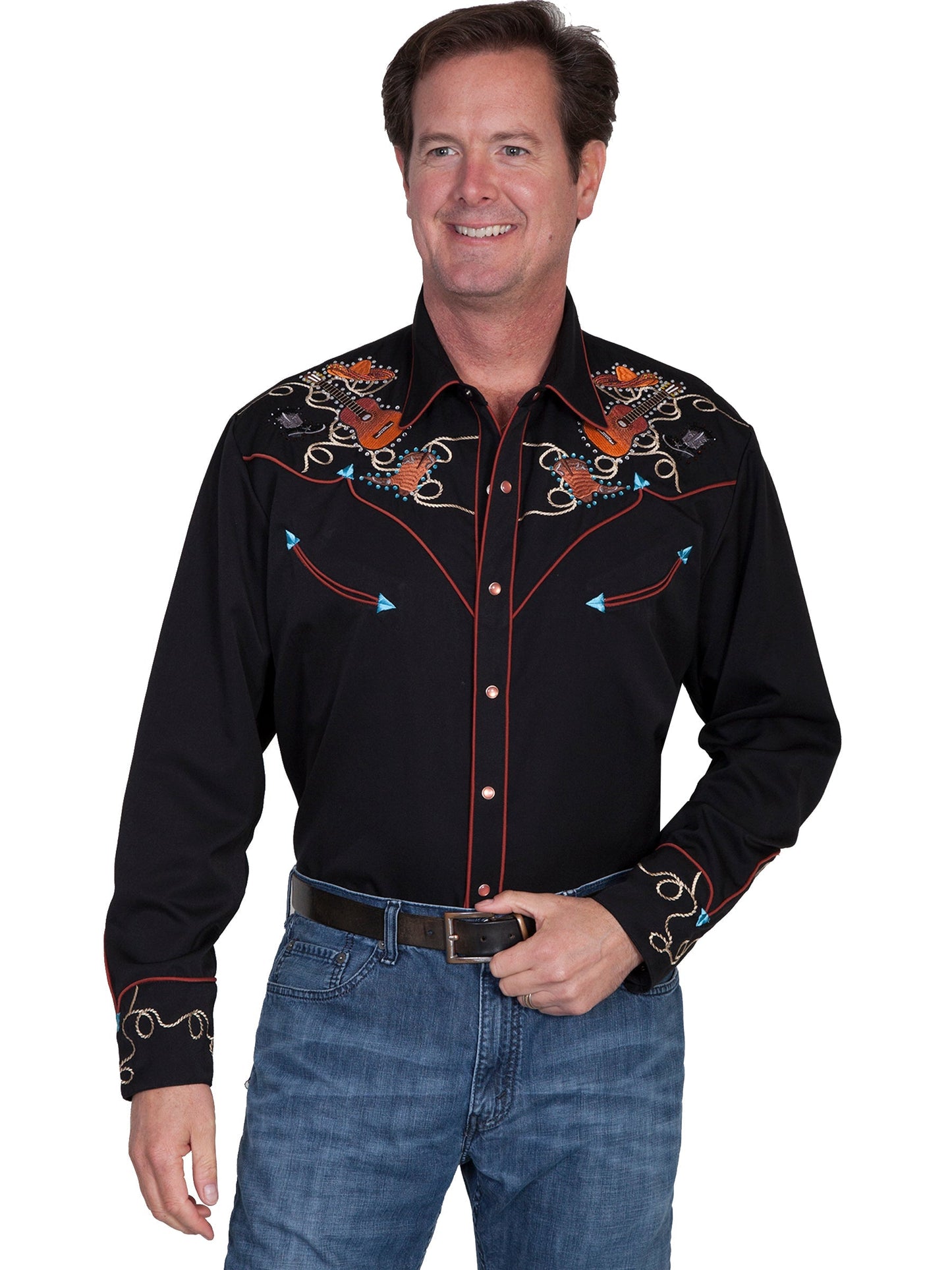 Bootshatsguitars Emb. Shirt - P-842X