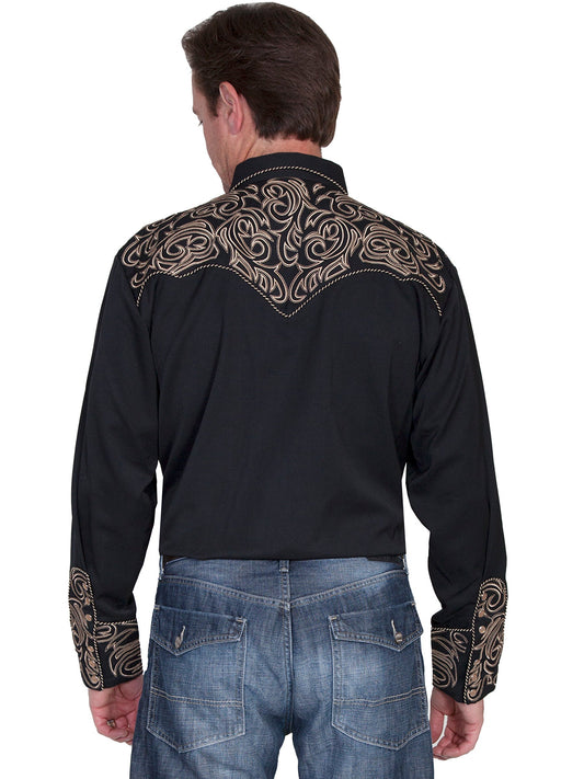 Pickstitch Yokes/cuffs Shirt - P-852