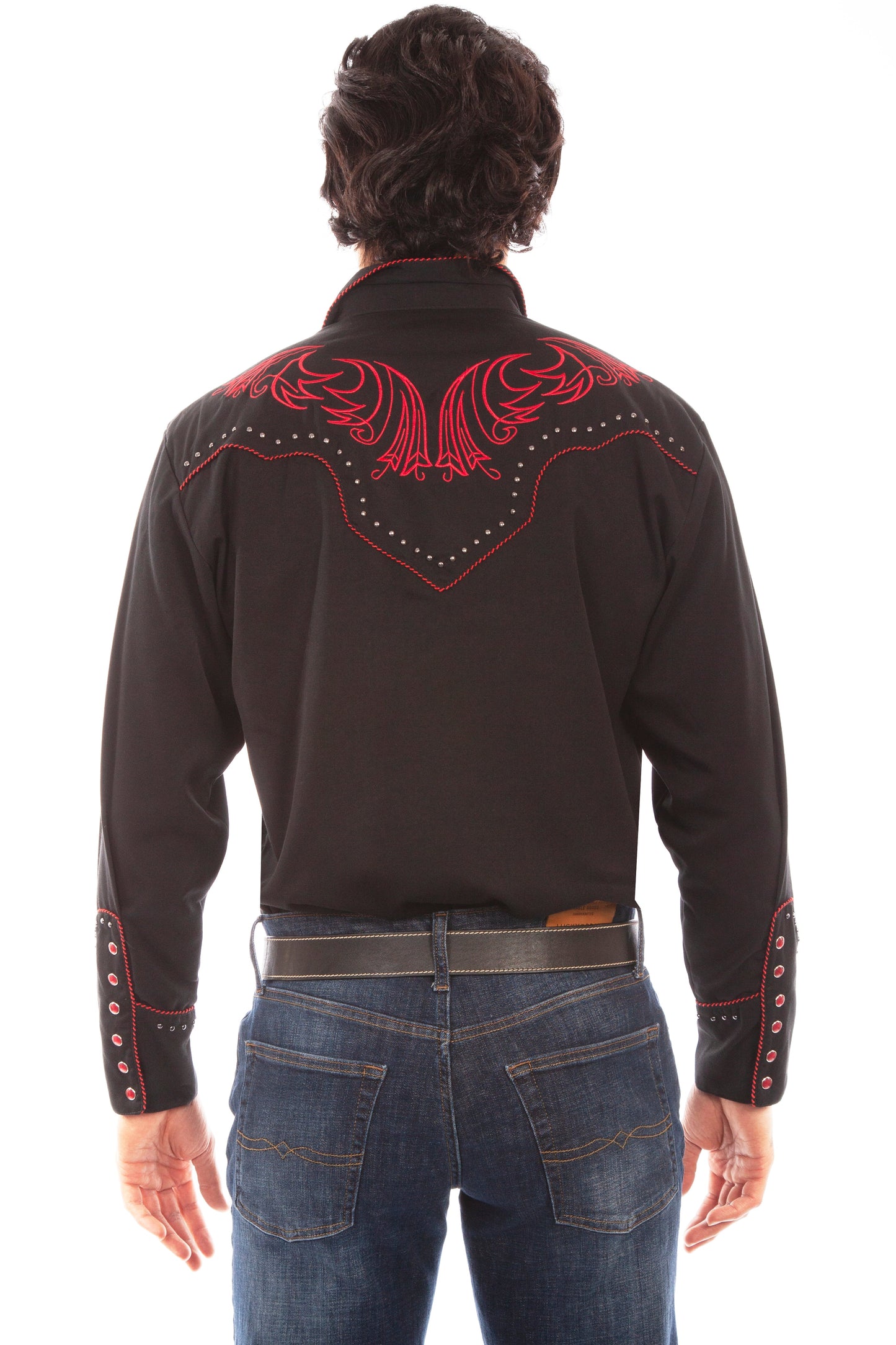 Emb. Shirt W/studs & Candycane Pipin - P-876
