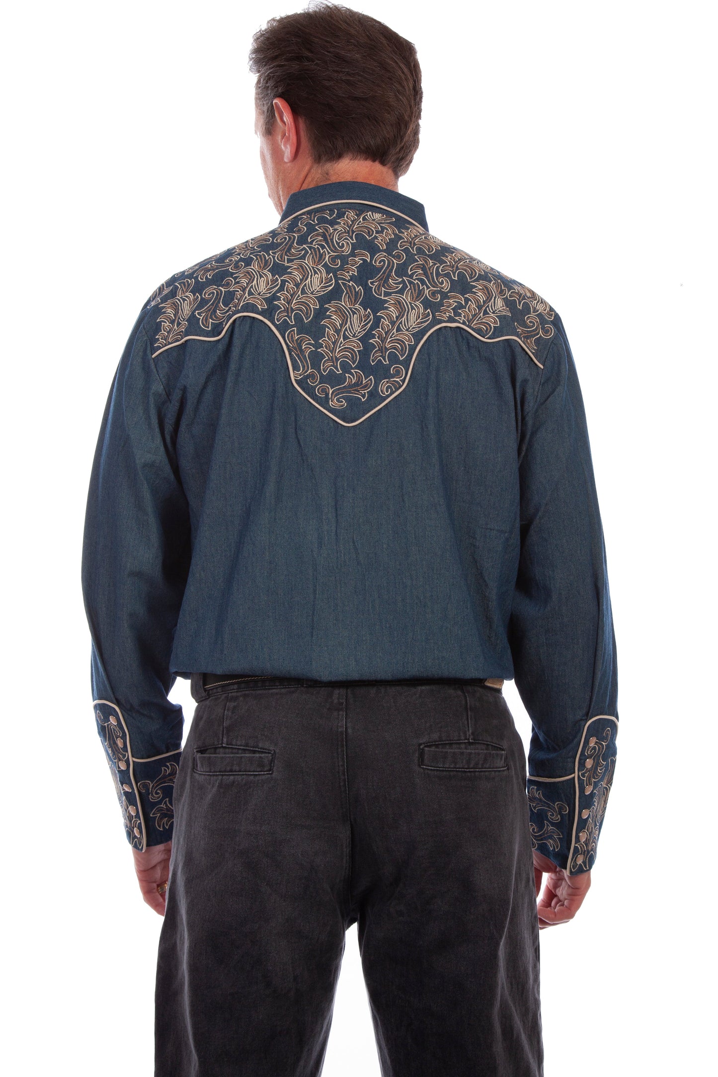 Floral Emb. Shirt - P-905