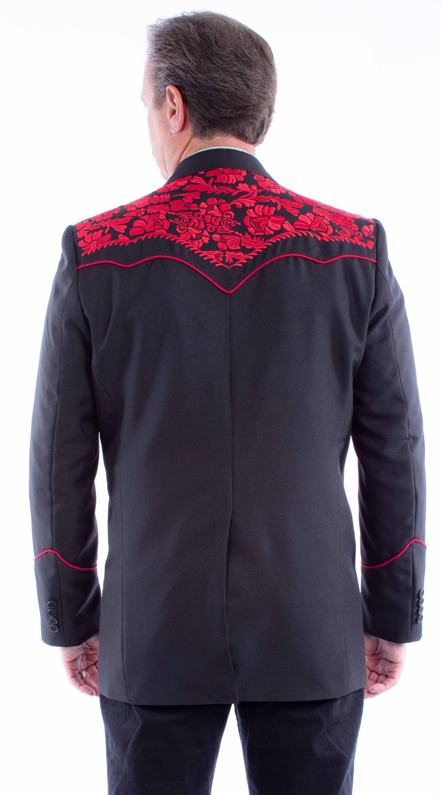 Floral Emb. Blazer - P-916