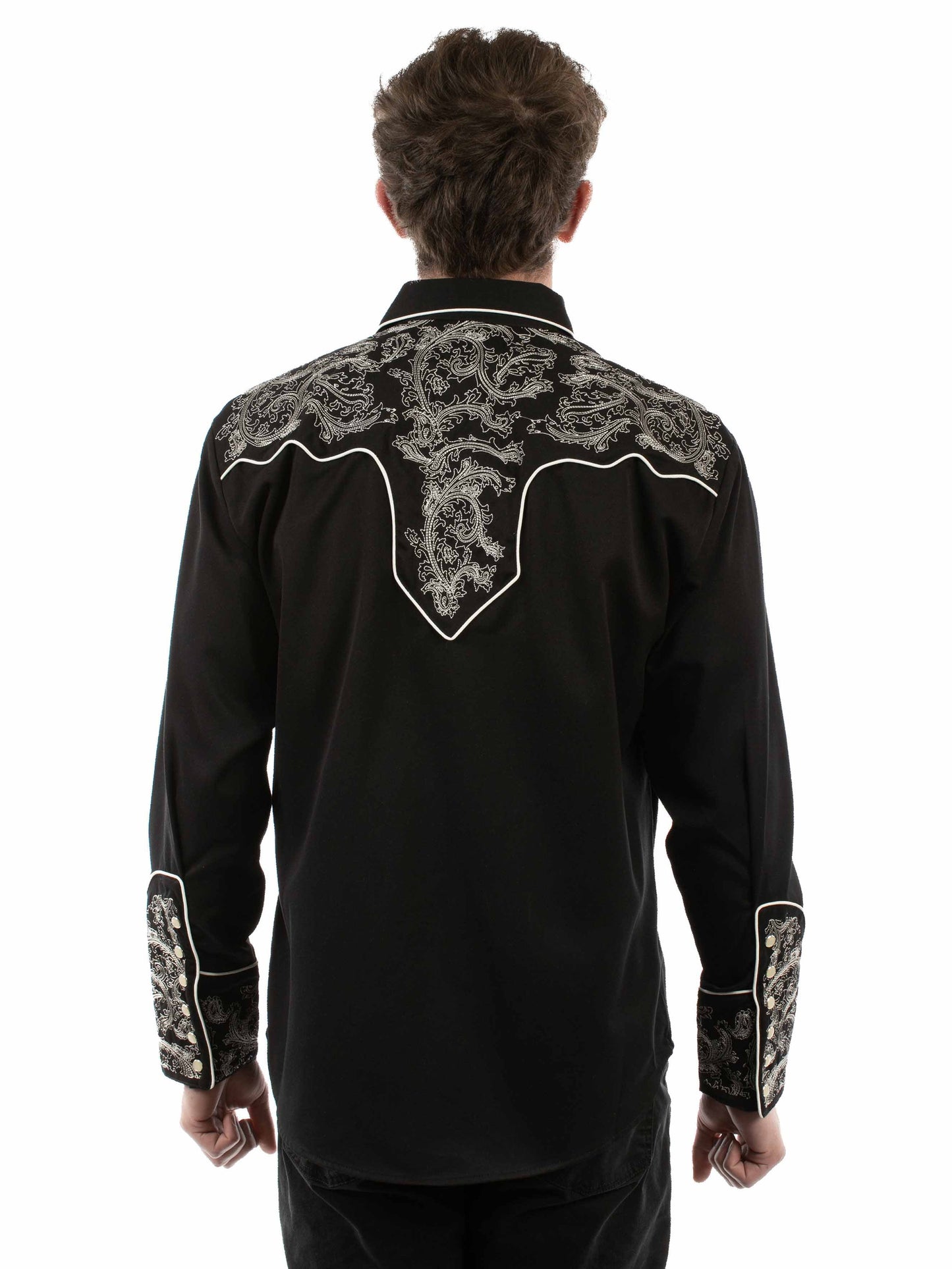 Paisley Embroidered Shirt - P-929