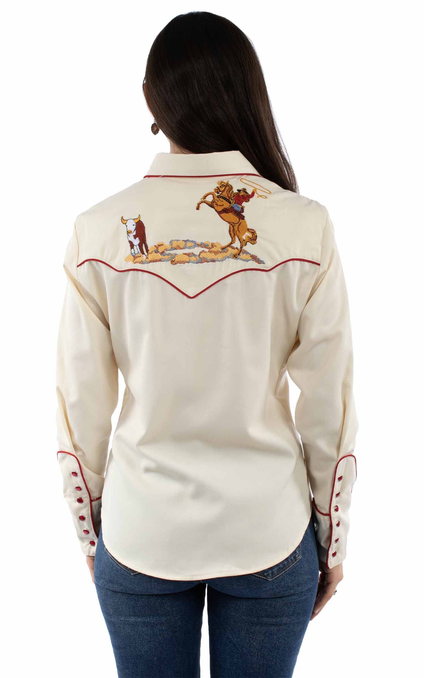 Cattle Roper Emb Top - PL-914