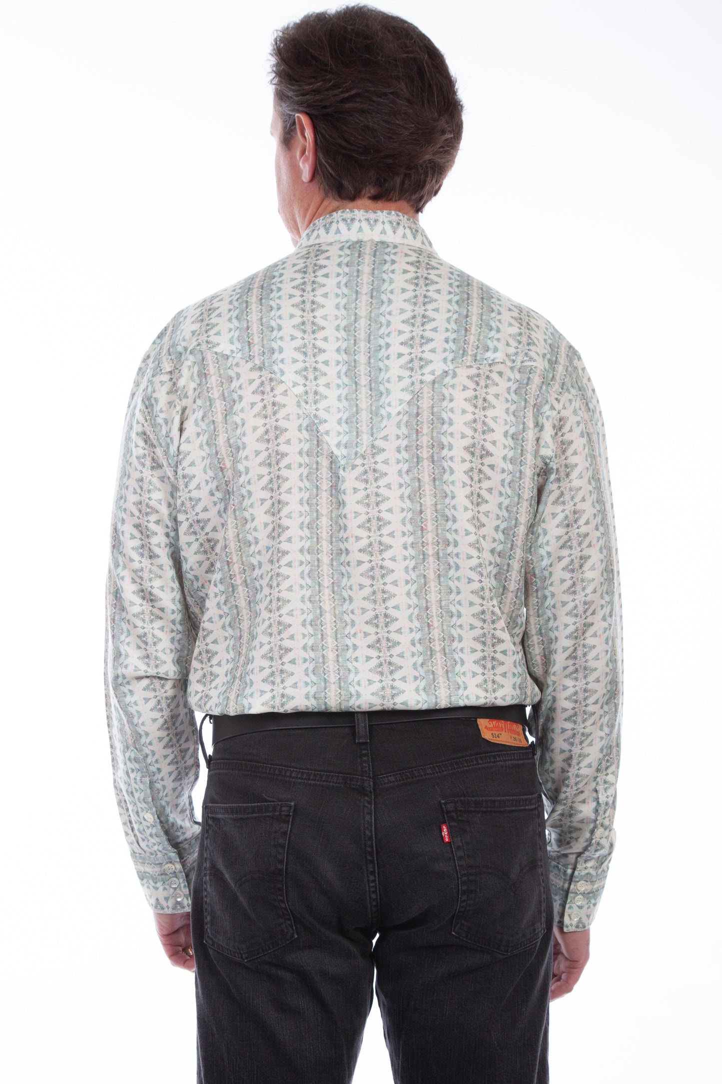 Tencel Diamond Print Shirt - PS-265
