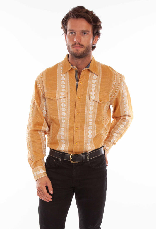 Jacquard Men's Shirt - PS-320