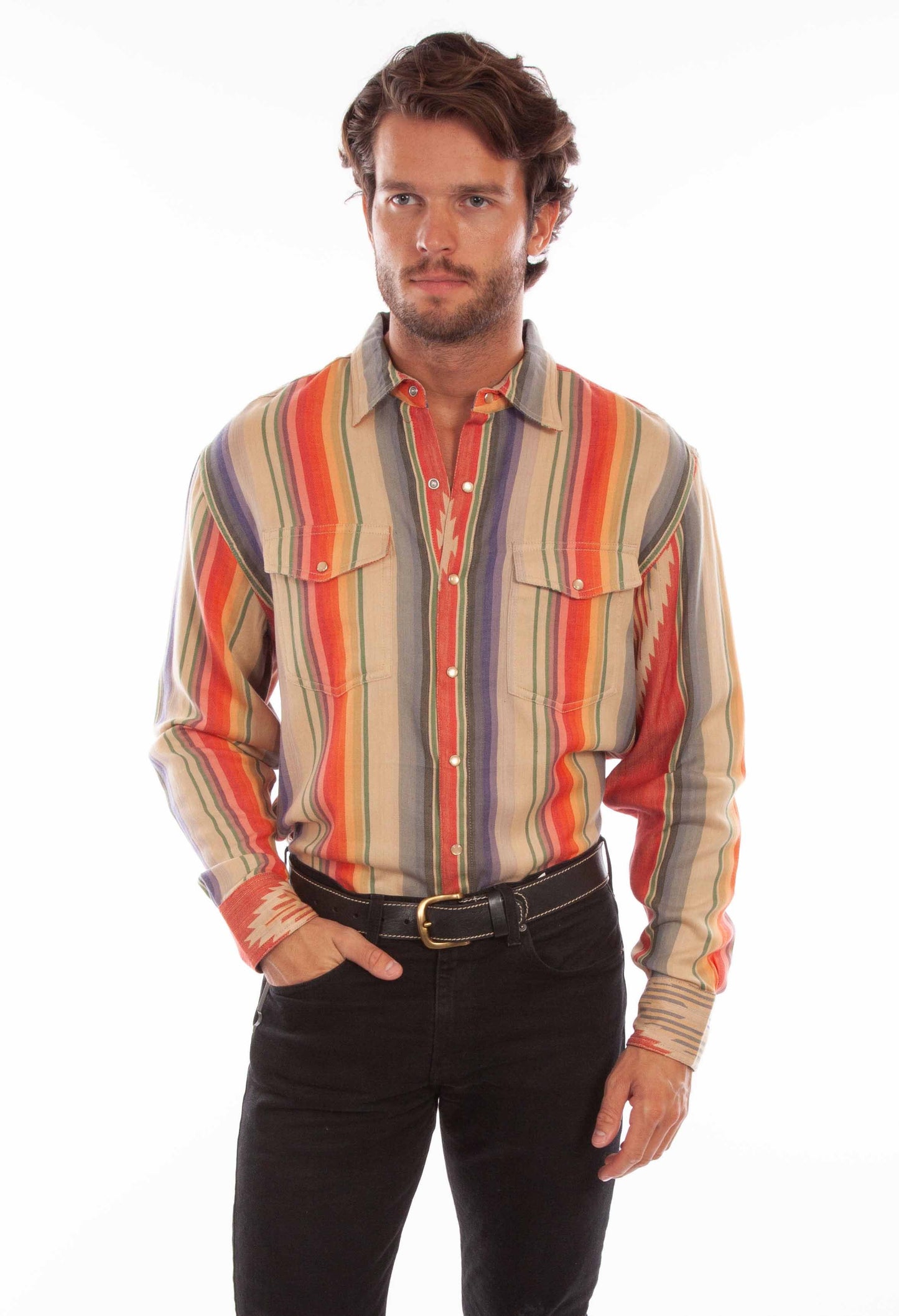 Serape Y/d Jacquard Shirt - PS-323