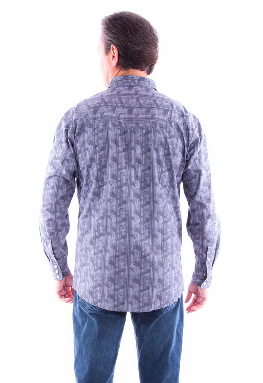 Signature Camo Print Shirt - PS-341