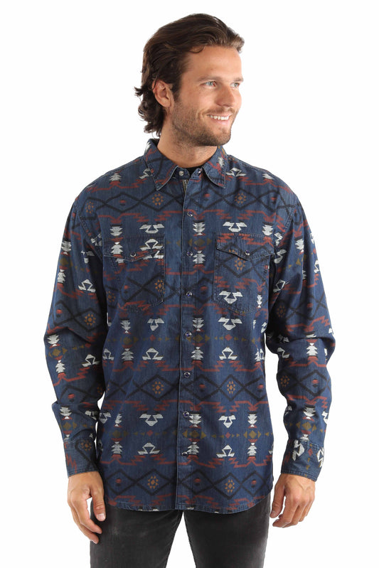 Southwest Printed Signature Shirt - PS-343