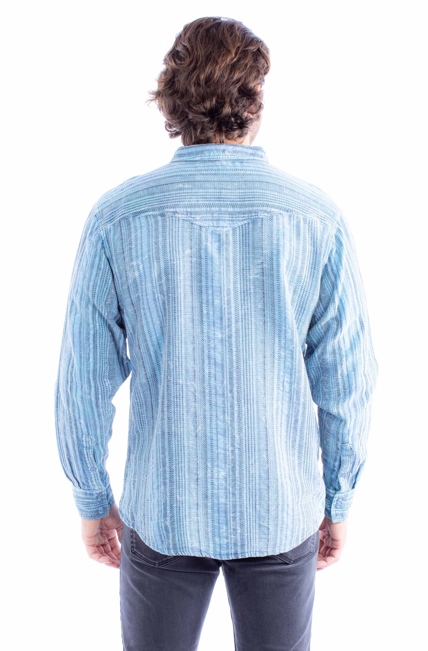 Overdyed Stripe Jacquard Signature - PS-349