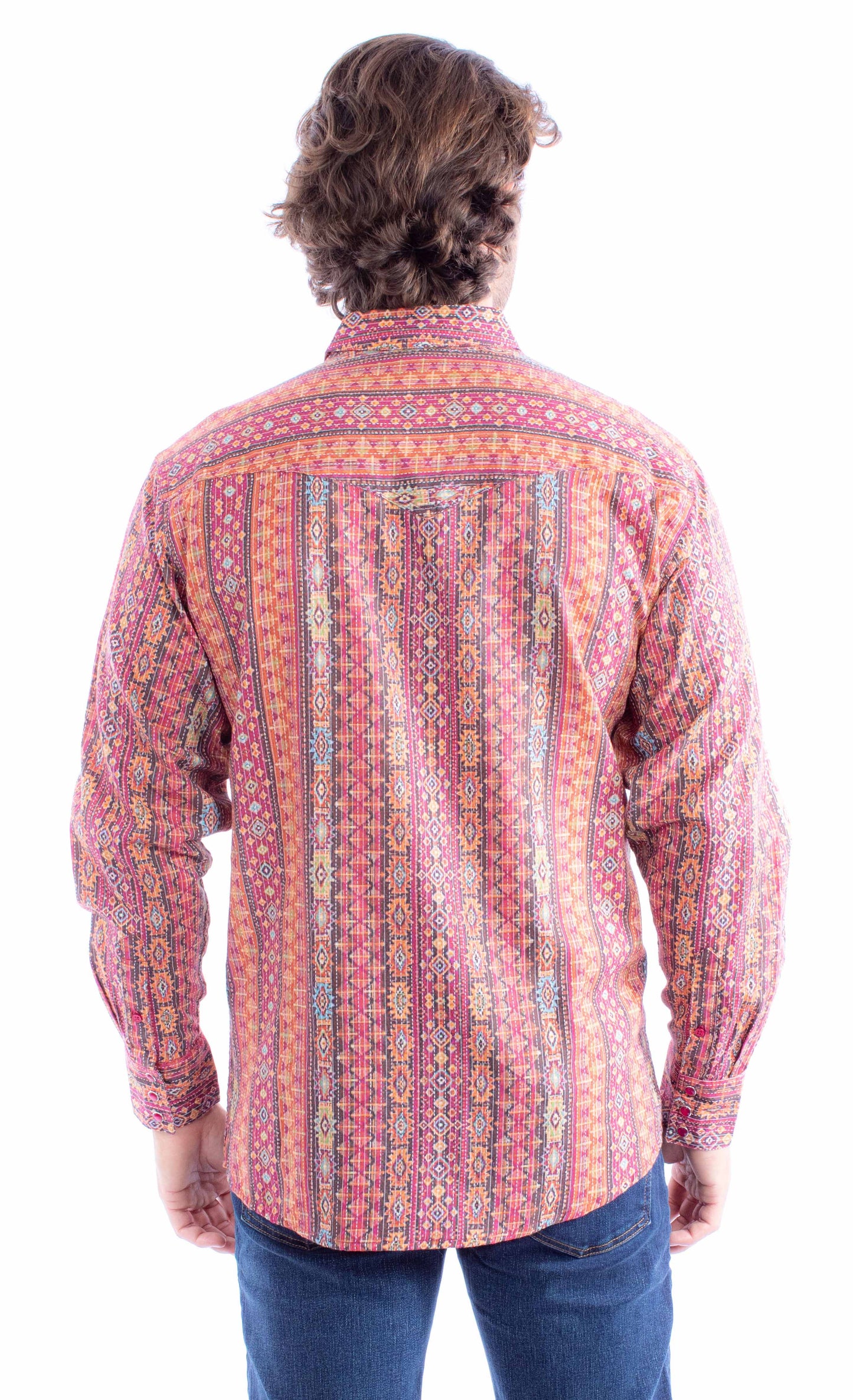 Printed Kantha Signature Shirt - PS-353