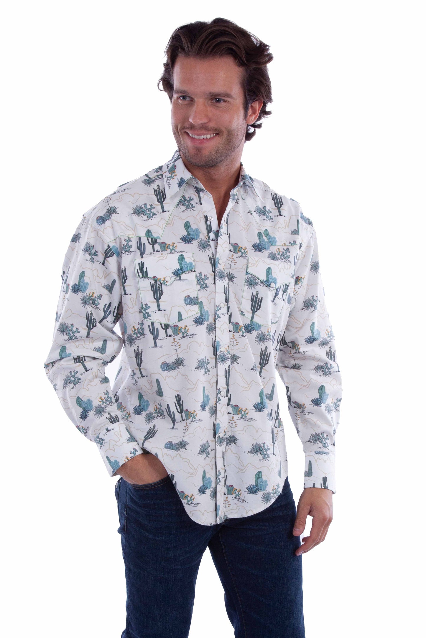 Cactus Print Shirt - PS-357