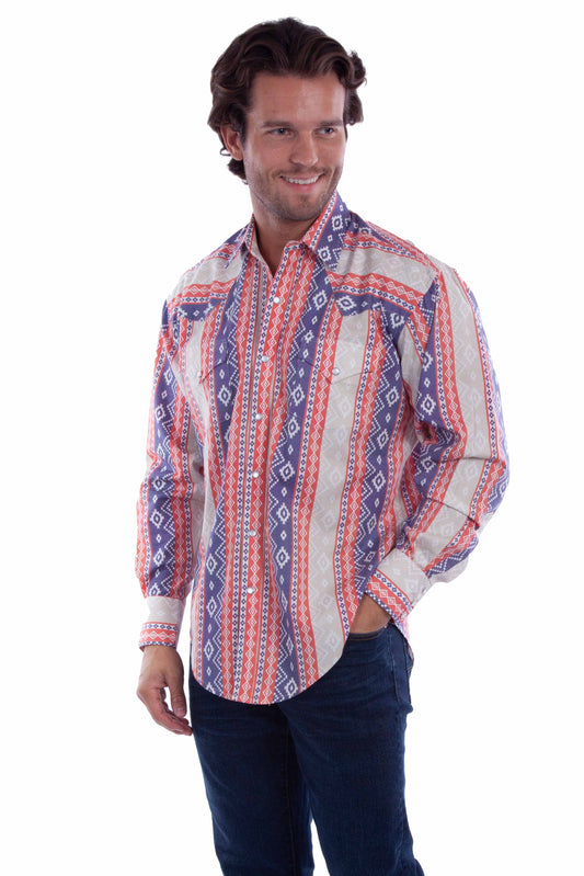 Southwest Print Shirt - PS-358