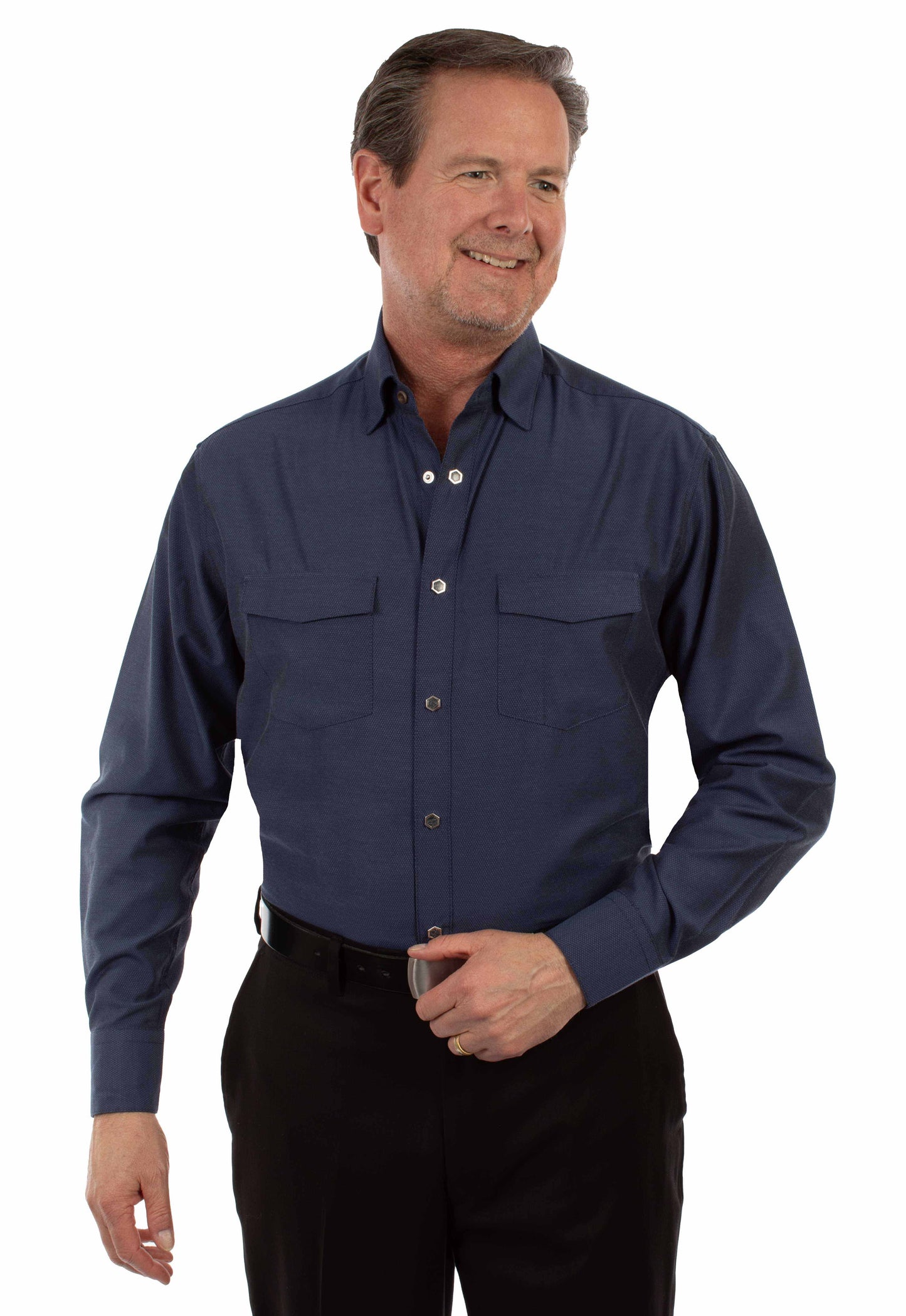 Two-tone Dress Shirt - PS-365