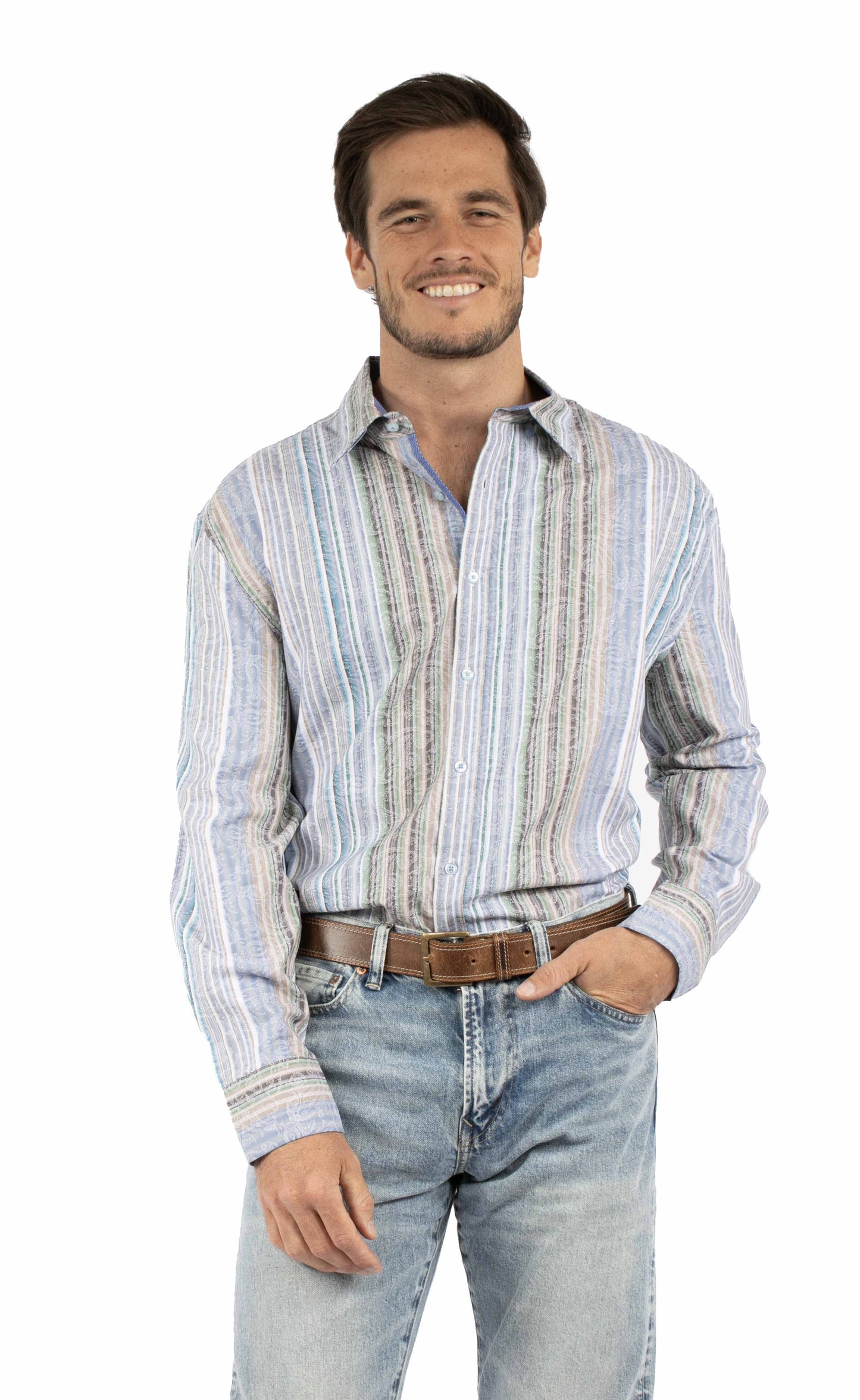 Paisley Jacquard Shirt - PS-380