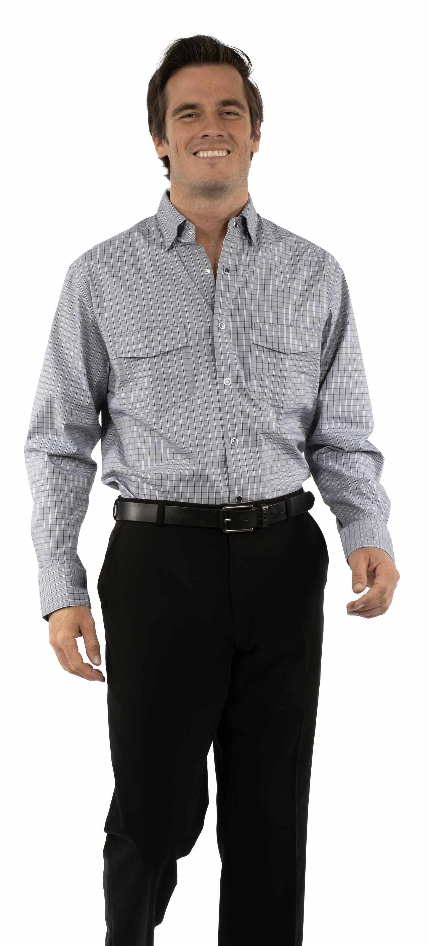 Plaid Dress Shirt - PS-389