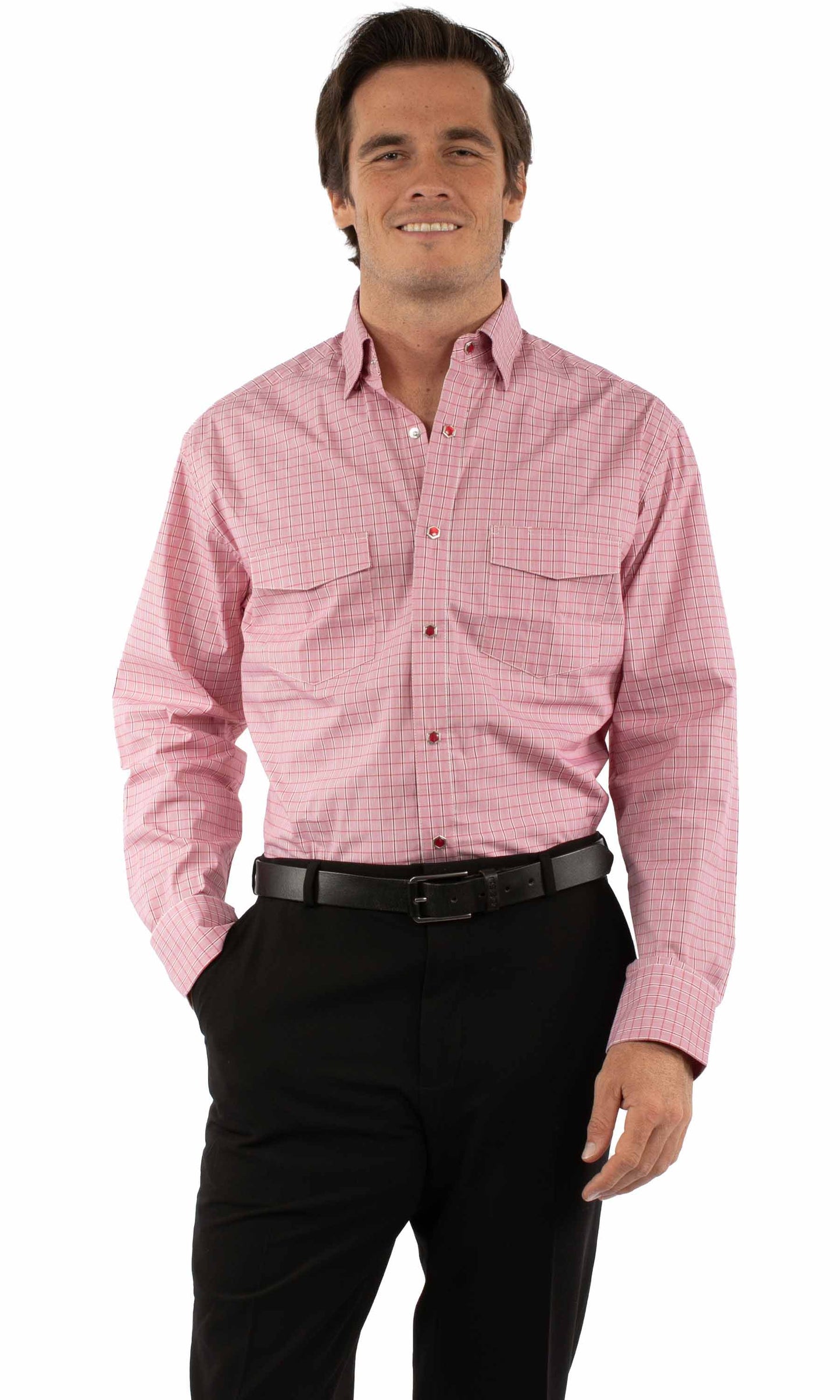 Plaid Dress Shirt - PS-389