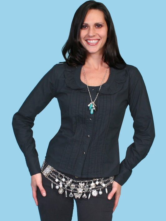 (jr.fit)ruffle Blouse - PSL-050